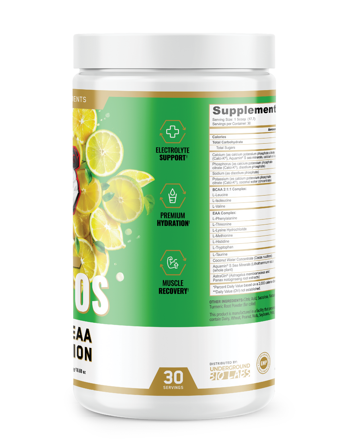 AMINOS | BCAA + EAA + HYDRATION + ELECTROLYTES