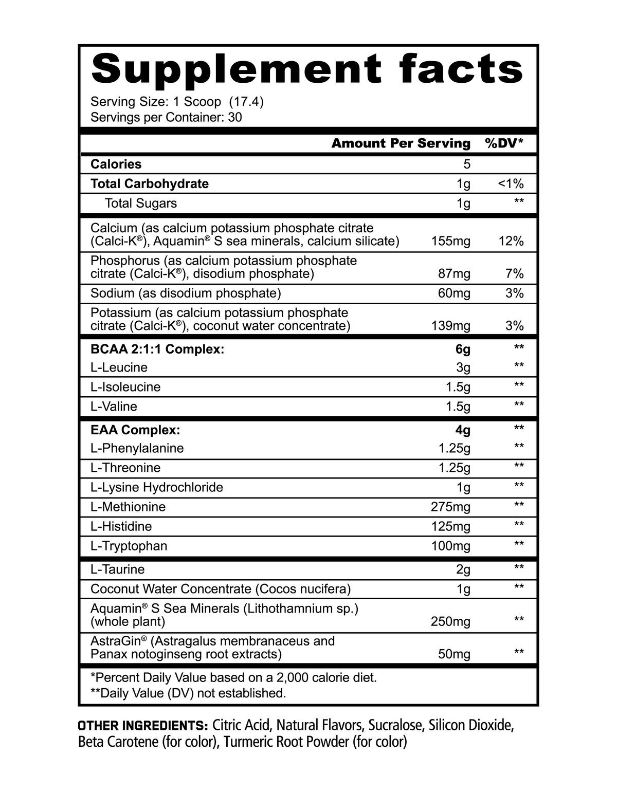 AMINOS | BCAA + EAA + HYDRATION + ELECTROLYTES