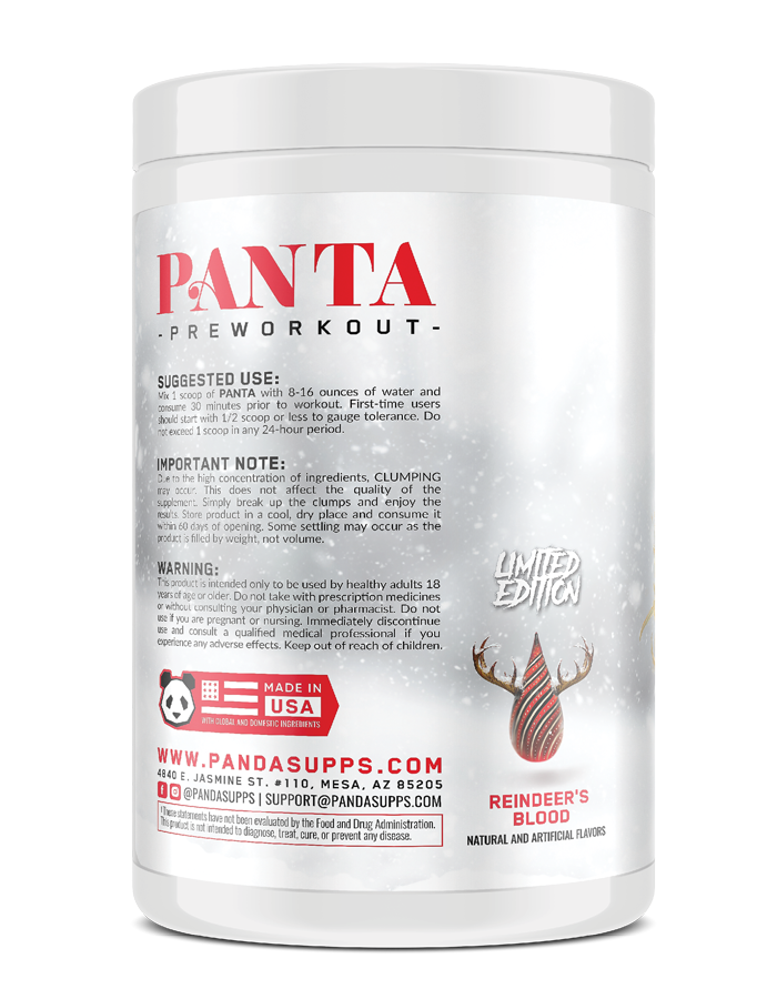 Limited Edition PANTA Pre-Workout