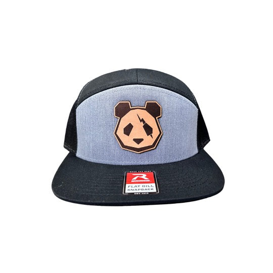Premium Leather Patch Snap Back Hats Lightning Bolt Panda Head Panda Supps