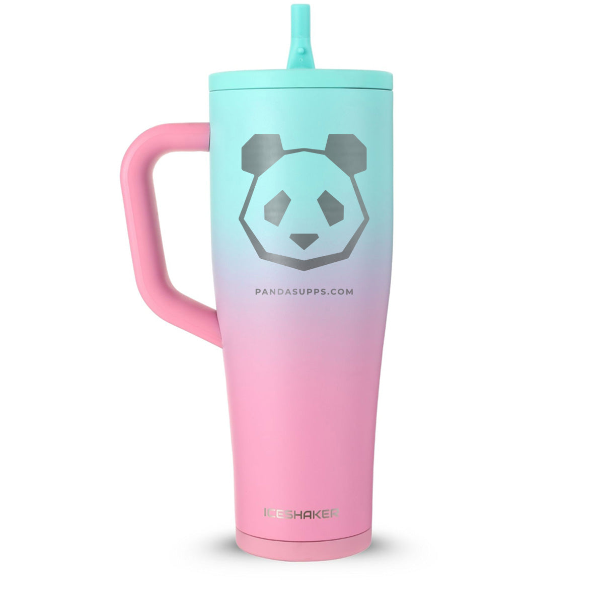 40 oz Legend Series Stainless Steel Insulated Ice Shaker w/ Handle - Panda Logo