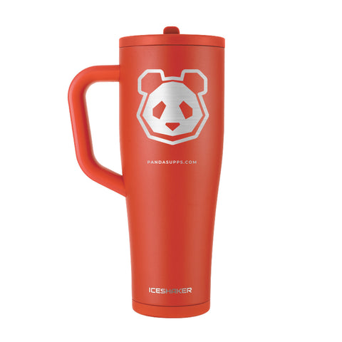 40 oz Legend Series Stainless Steel Insulated Ice Shaker w/ Handle - Panda Logo