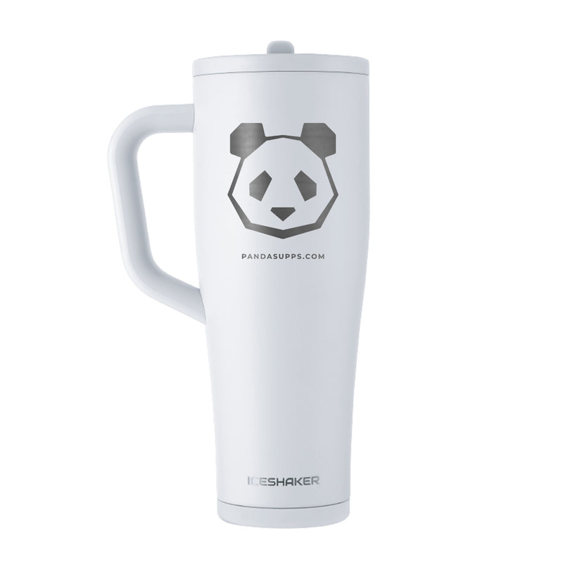 40 oz Legend Series Stainless Steel Insulated Ice Shaker w/ Handle - Panda Logo