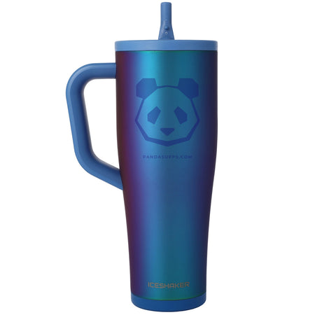 40 oz Legend Series Stainless Steel Insulated Ice Shaker w/ Handle - Panda Logo