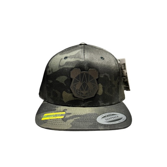 Premium Leather Patch Snap Back/Trucker Hats (Panda Limited