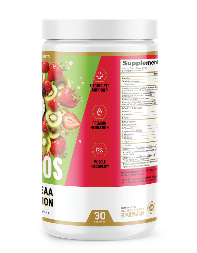 AMINOS | BCAA + EAA + HYDRATION + ELECTROLYTES