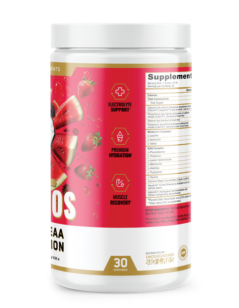 AMINOS | BCAA + EAA + HYDRATION + ELECTROLYTES
