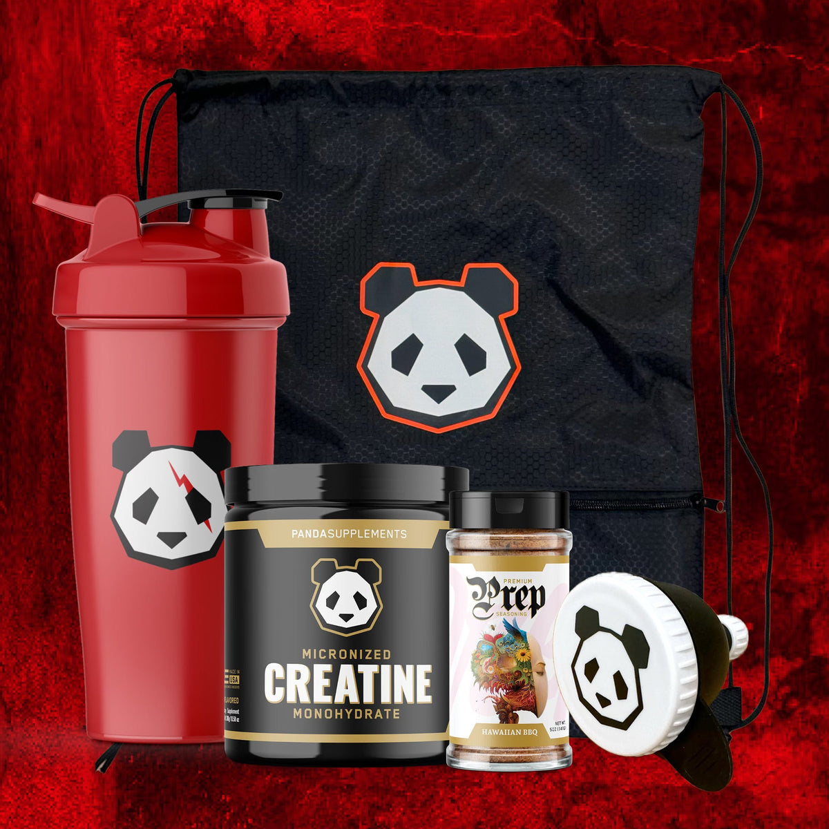 Black Friday BUNDLE (Drawstring, Shaker, Funnel & Seasoning & Creatine)