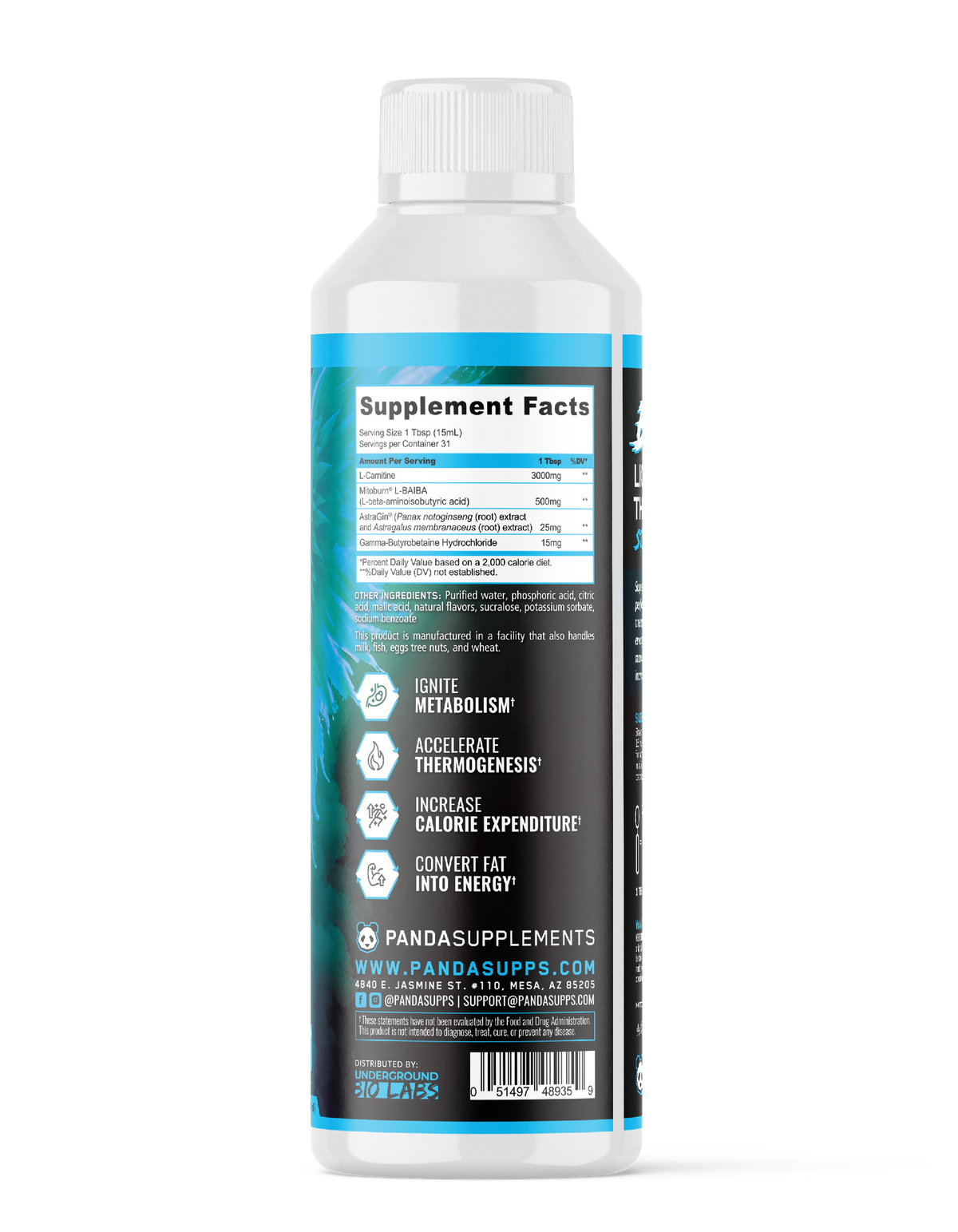 BURN Stim-Free Liquid Thermogenic