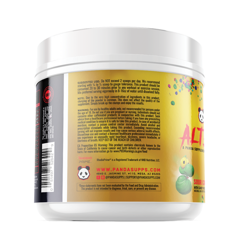 PANDA X HTLT - ALTER EGO Pre-Workout (Sour Candy)