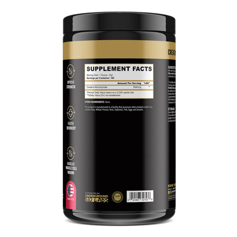 Creatine Monohydrate (500 G) 100 Serving
