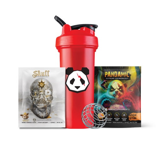 Panda Shaker + Pre Workout Sample Pack