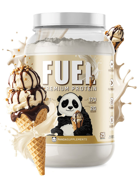 FUEL Premium Protein (Sundae Ice Cream Cone) with Waffle Cone & Peanut Inclusions