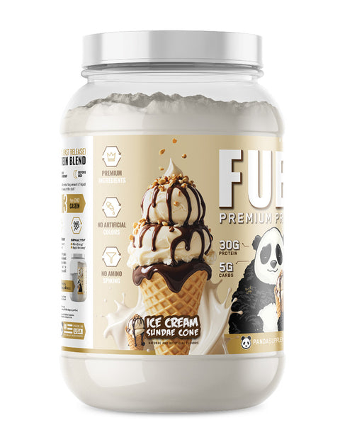 FUEL Premium Protein (Sundae Ice Cream Cone) with Waffle Cone & Peanut Inclusions