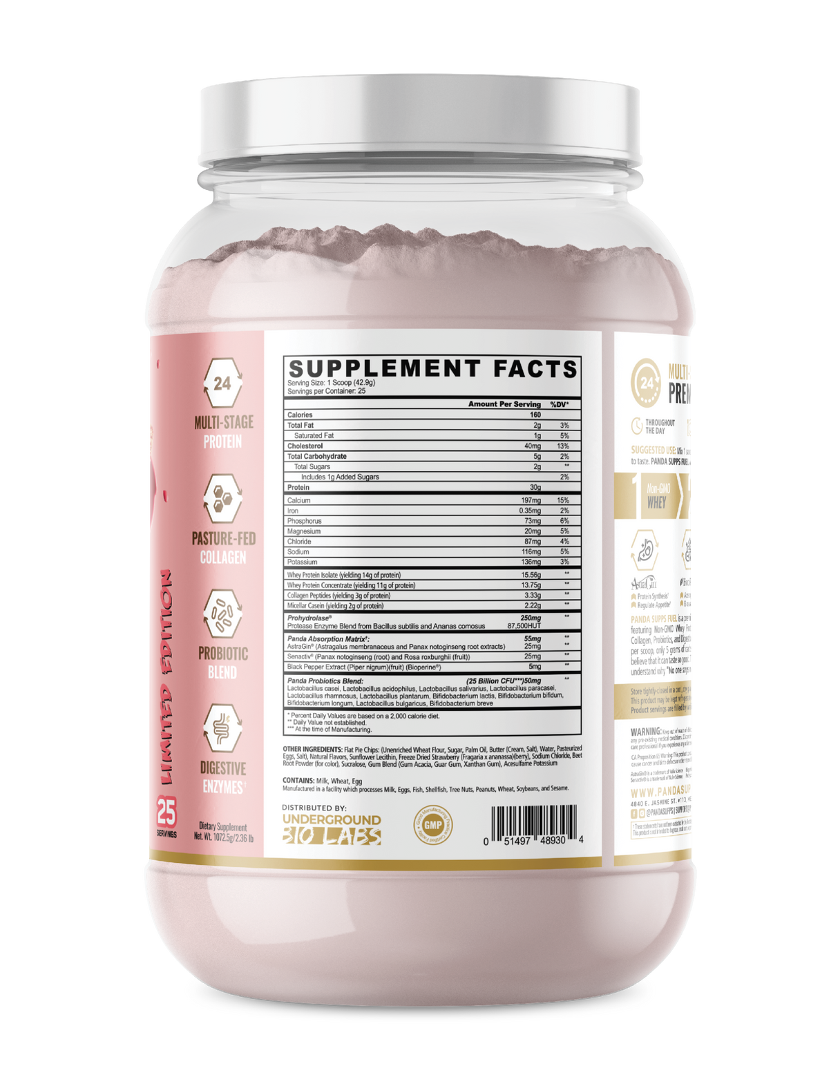 Panda Supps™ - FUEL Premium Strawberry Ice Cream Crumble (Ambassador and Athletes Link only!)