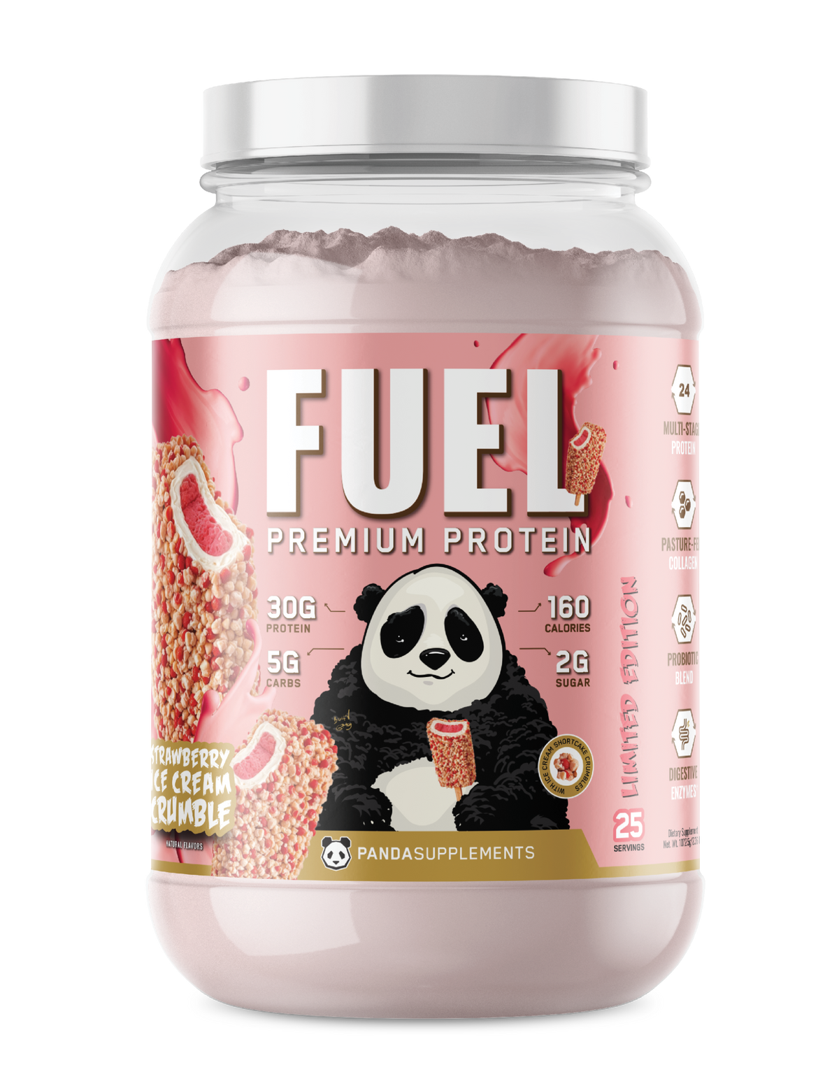 Panda Supps™ - FUEL Premium Strawberry Ice Cream Crumble (Ambassador and Athletes Link only!)