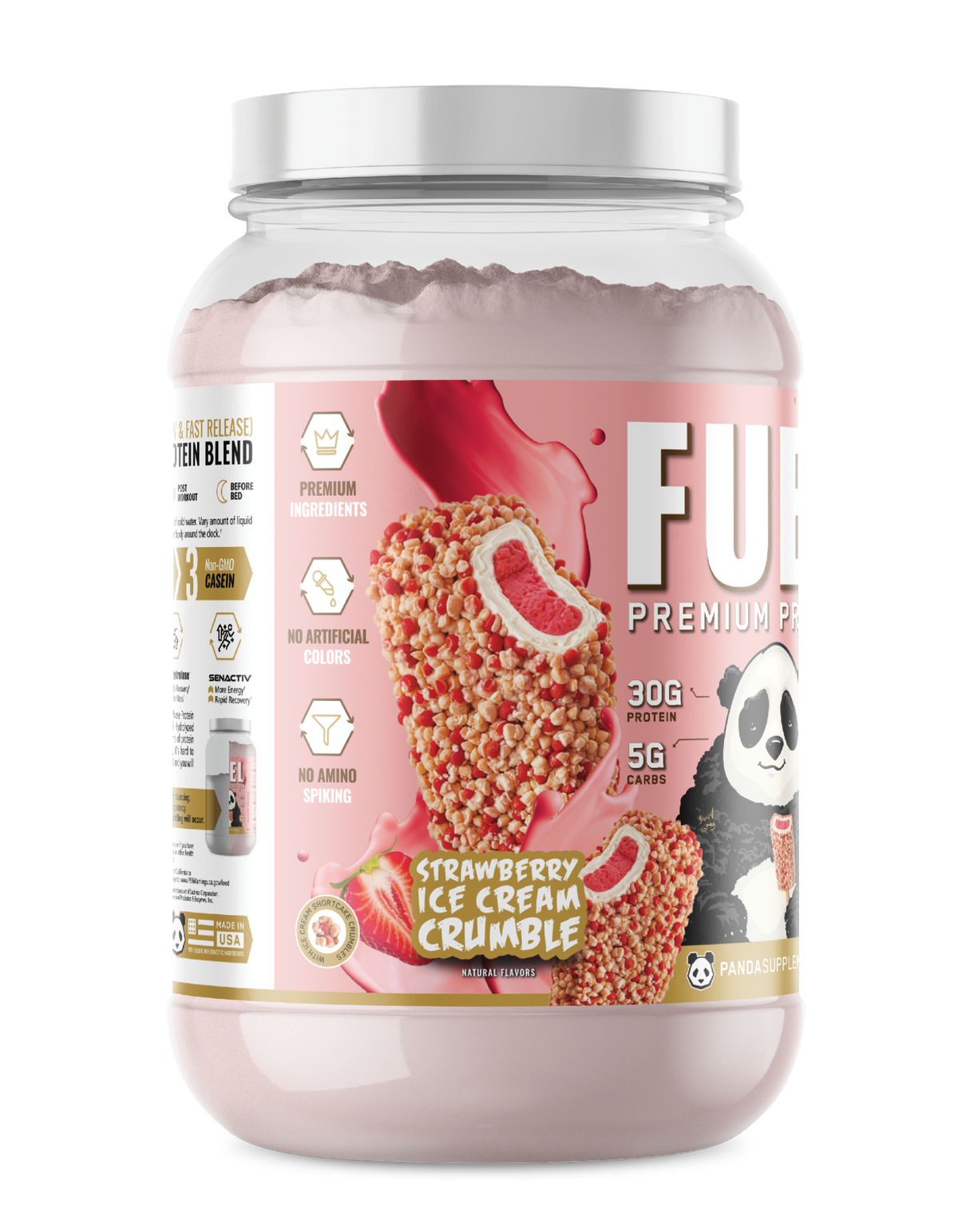Panda Supps™ - FUEL Premium Strawberry Ice Cream Crumble (Ambassador and Athletes Link only!)