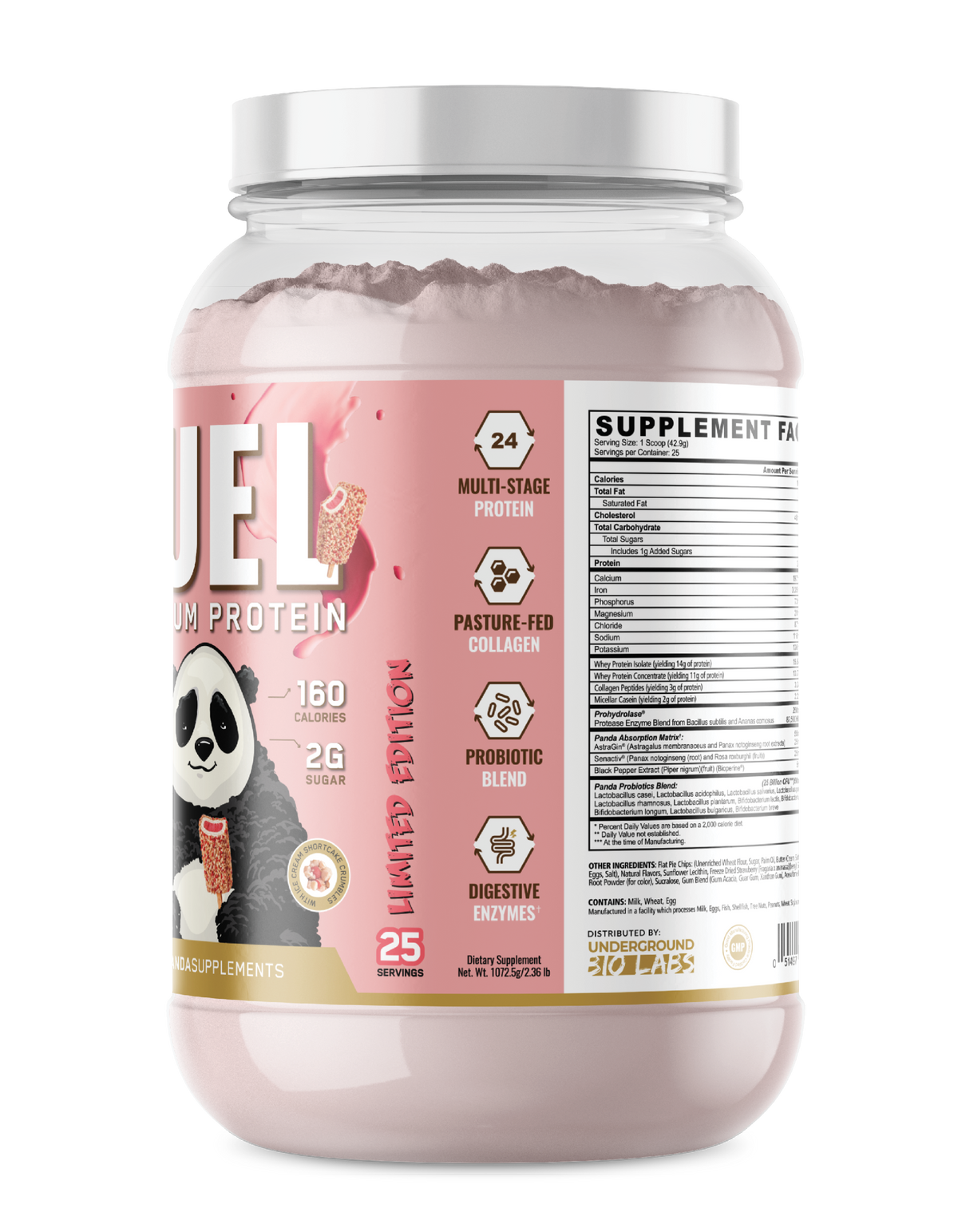 Panda Supps™ - FUEL Premium Strawberry Ice Cream Crumble (Ambassador and Athletes Link only!)