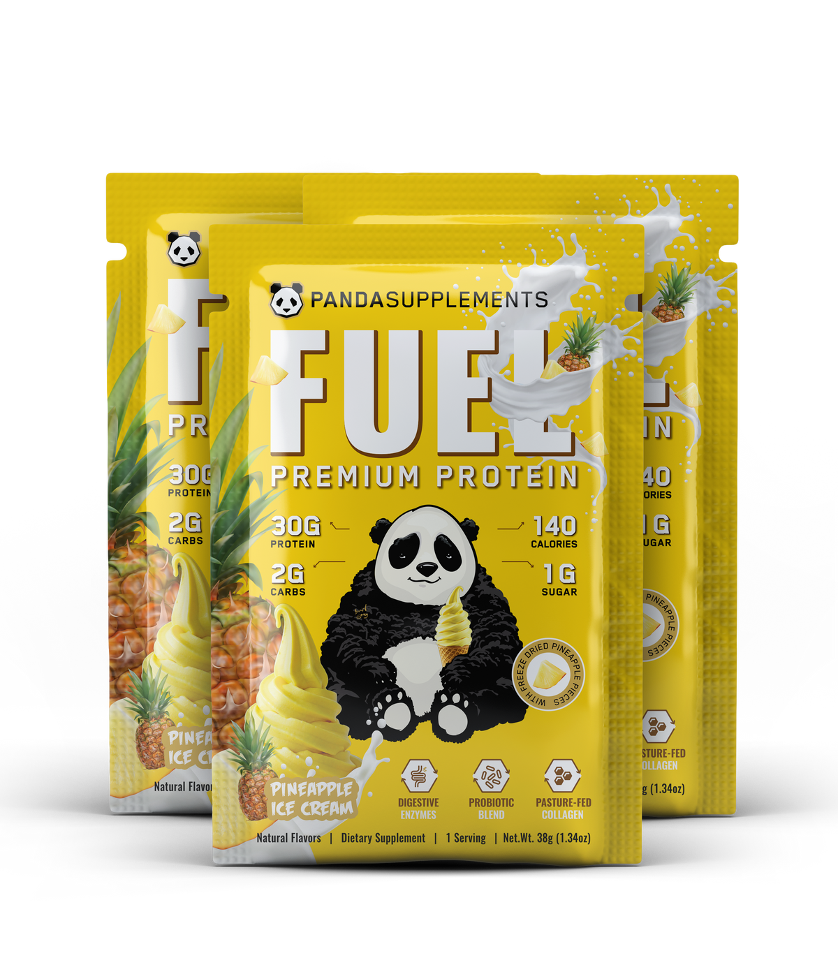 FUEL Premium Protein (Pineapple Ice Cream) - 3 Sample Pack