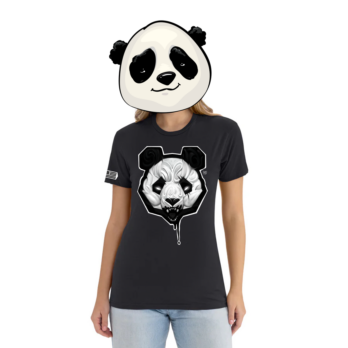 Limited Edition Scary Panda Head