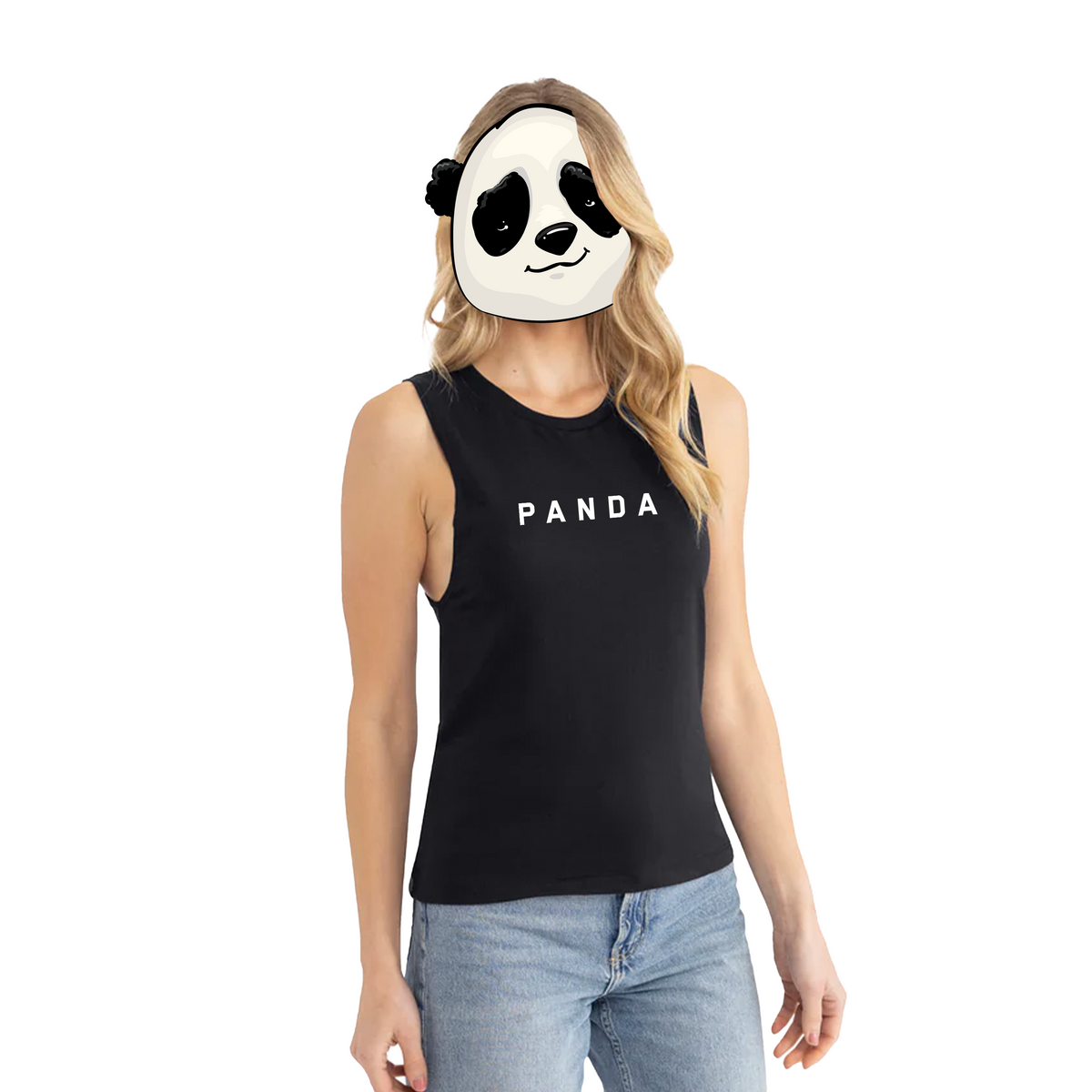 PANDA Minimal Women's Festival Muscle Tank