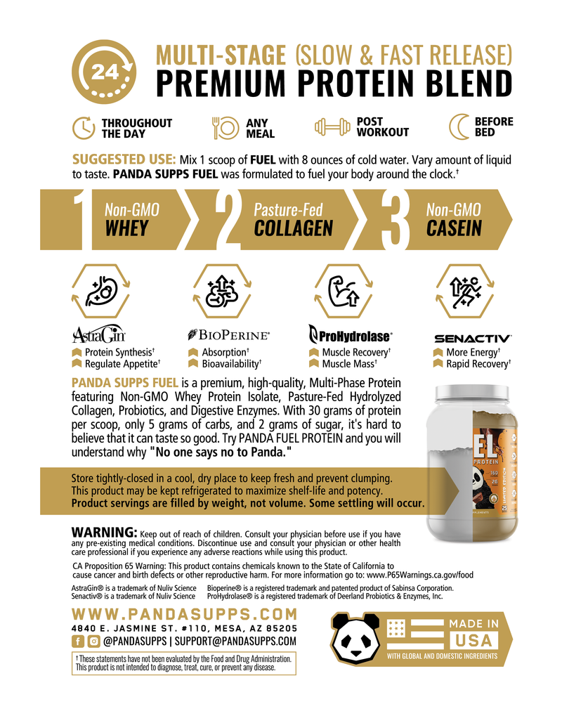 Limited Edition FUEL Premium Protein (Chocolate Peanut Butter Crumble)