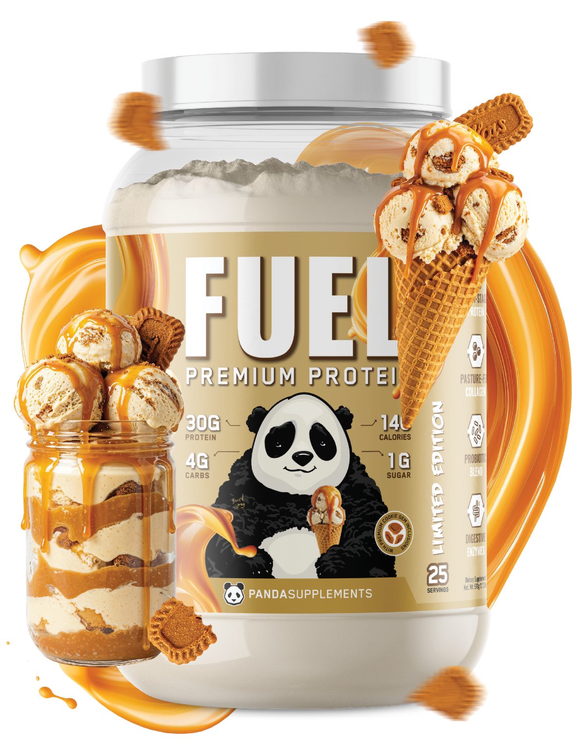 Limited Edition FUEL Premium Protein (Caramel Ice Cream Crunch)
