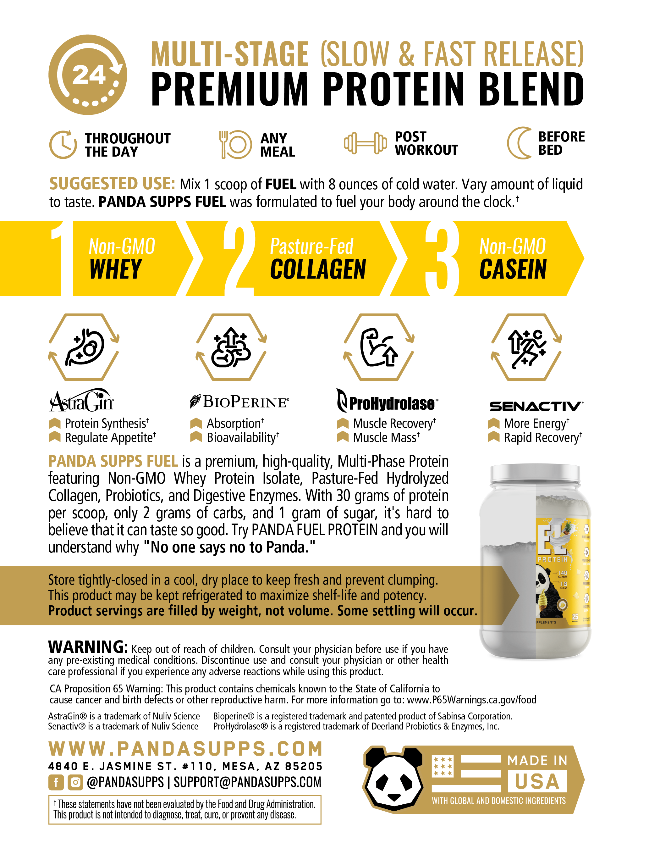 FUEL Premium Protein (Pineapple Ice Cream) with Freeze Dried Pineapple Inclusions
