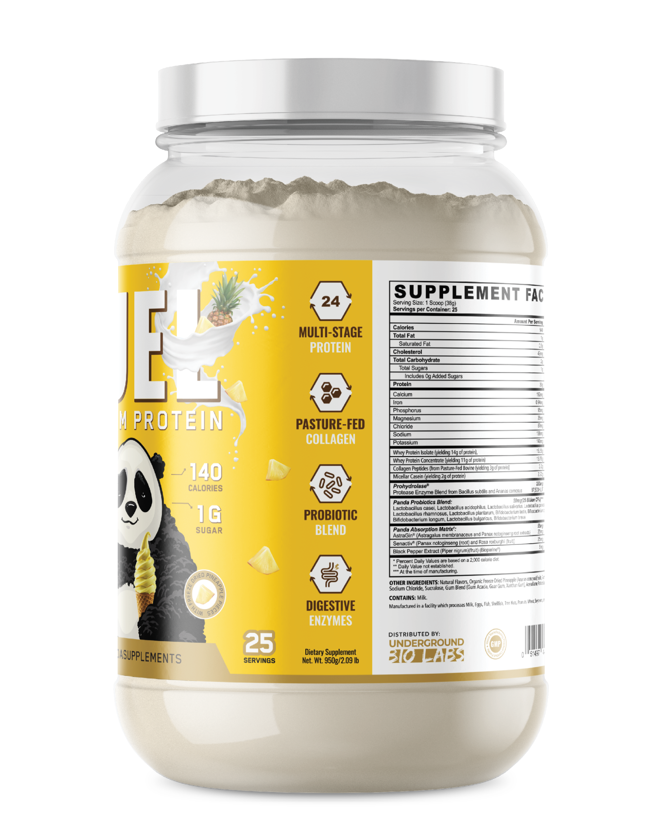 FUEL Premium Protein (Pineapple Ice Cream) with Freeze Dried Pineapple Inclusions