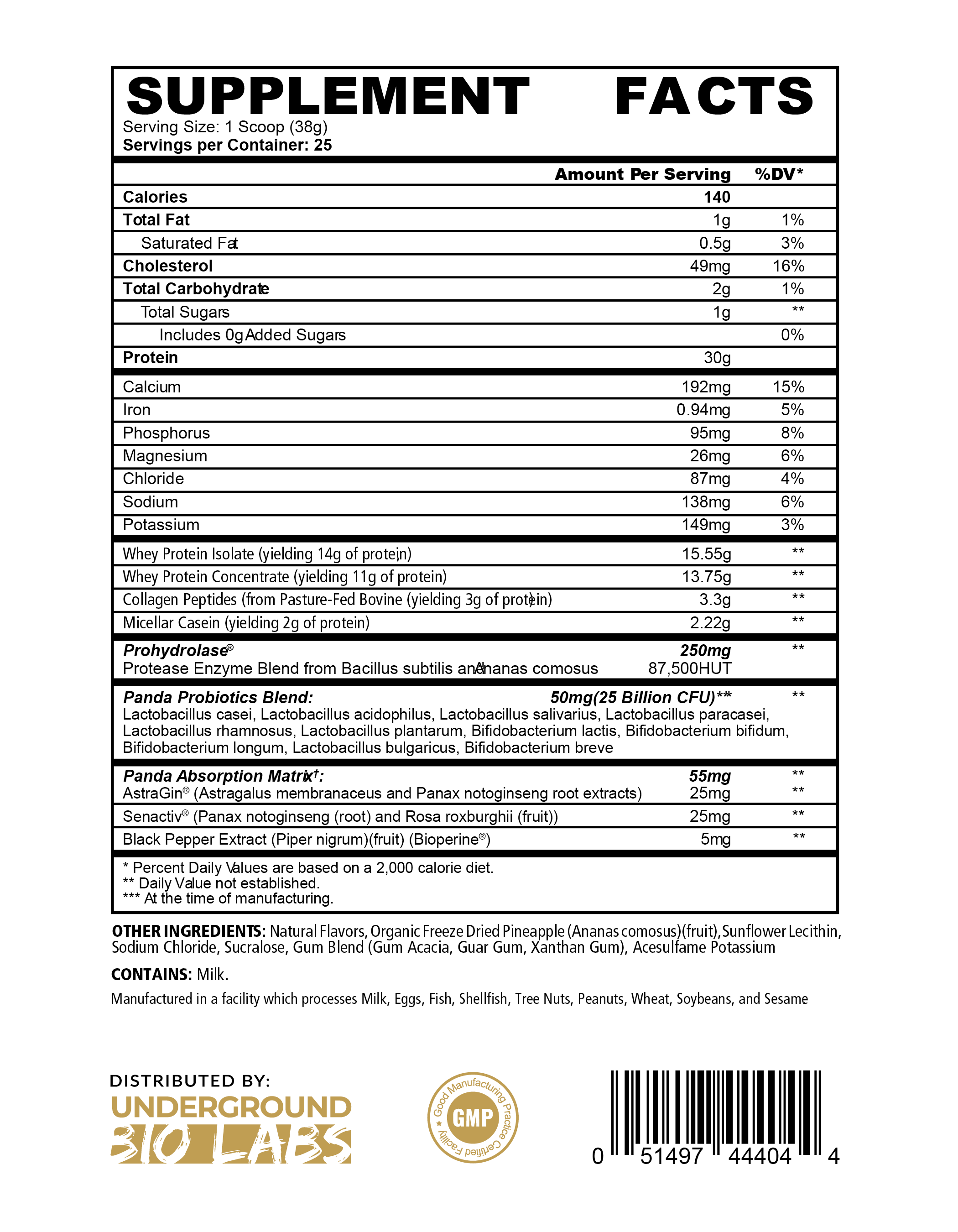 FUEL Premium Protein (Pineapple Ice Cream) with Freeze Dried Pineapple Inclusions