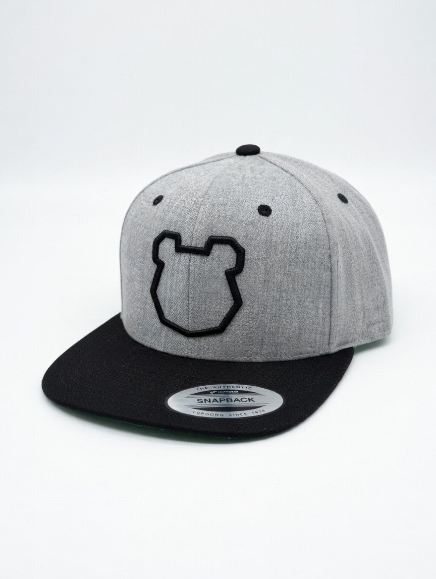 Minimal Panda Shield Premium Flat Bill Snapback Cap