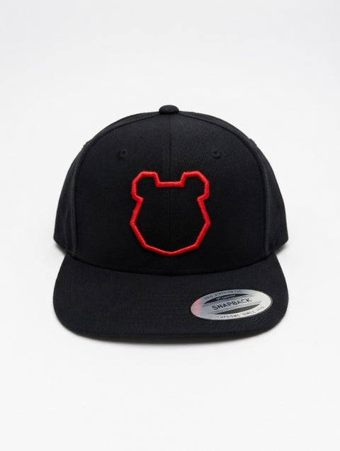 Minimal Panda Shield Premium Flat Bill Snapback Cap