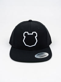 Minimal Panda Shield Premium Flat Bill Snapback Cap