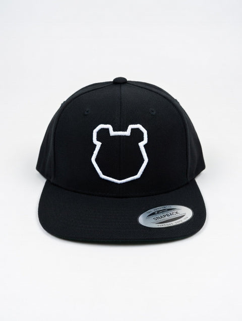 Minimal Panda Shield Premium Flat Bill Snapback Cap