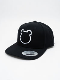 Minimal Panda Shield Premium Flat Bill Snapback Cap