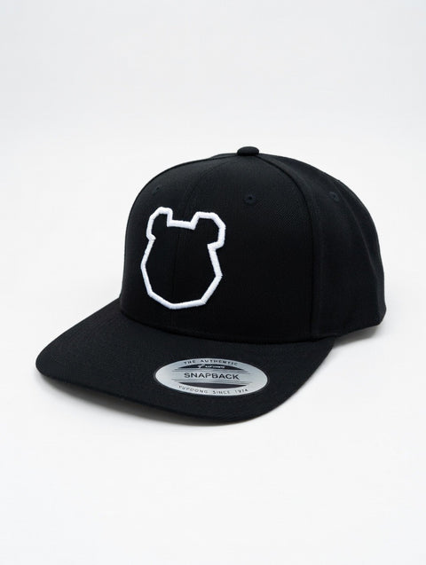 Minimal Panda Shield Premium Flat Bill Snapback Cap