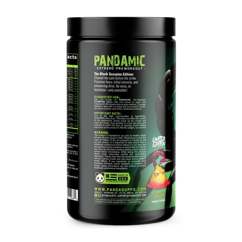PANDAMIC - Limited Edition Extreme Pre-Workout (SCORPION VENOM)