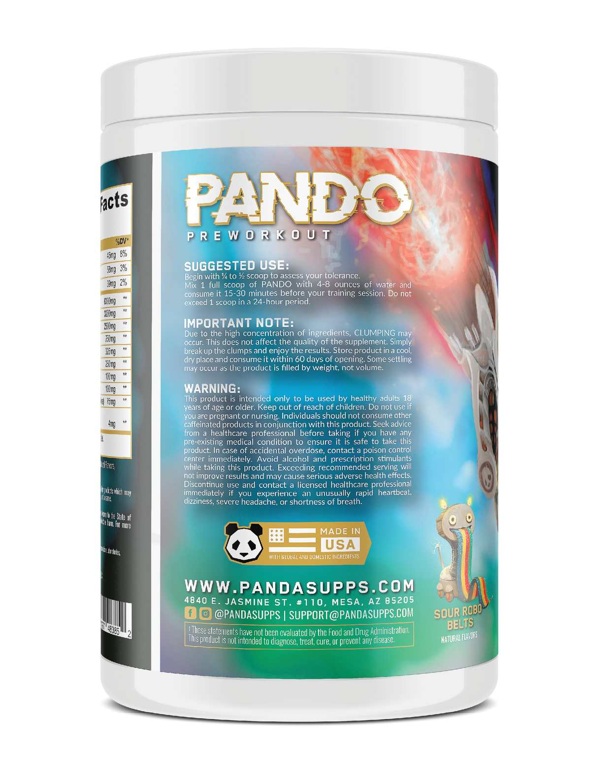 ALL NEW PANDO Pre Workout