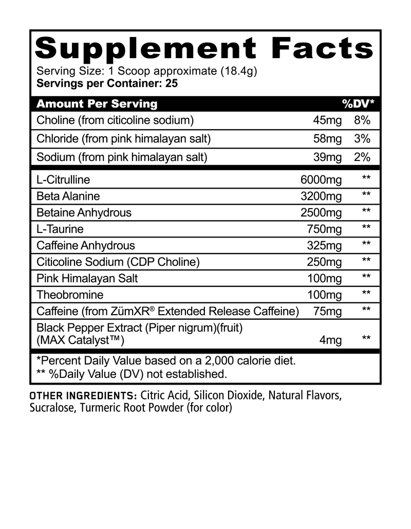 ALL NEW PANDO Pre Workout