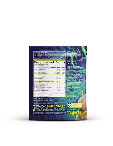 PUMP NON STIM PRE | SAMPLE PACK (Blackberry Lime) - 3 Sample Pack