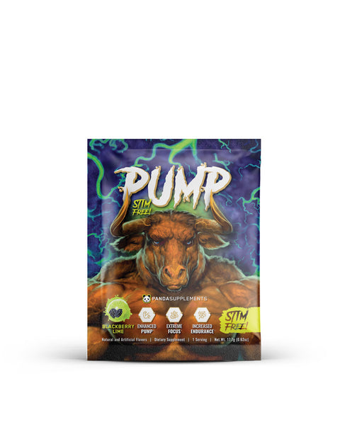 PUMP NON STIM PRE | SAMPLE PACK (Blackberry Lime) - 3 Sample Pack