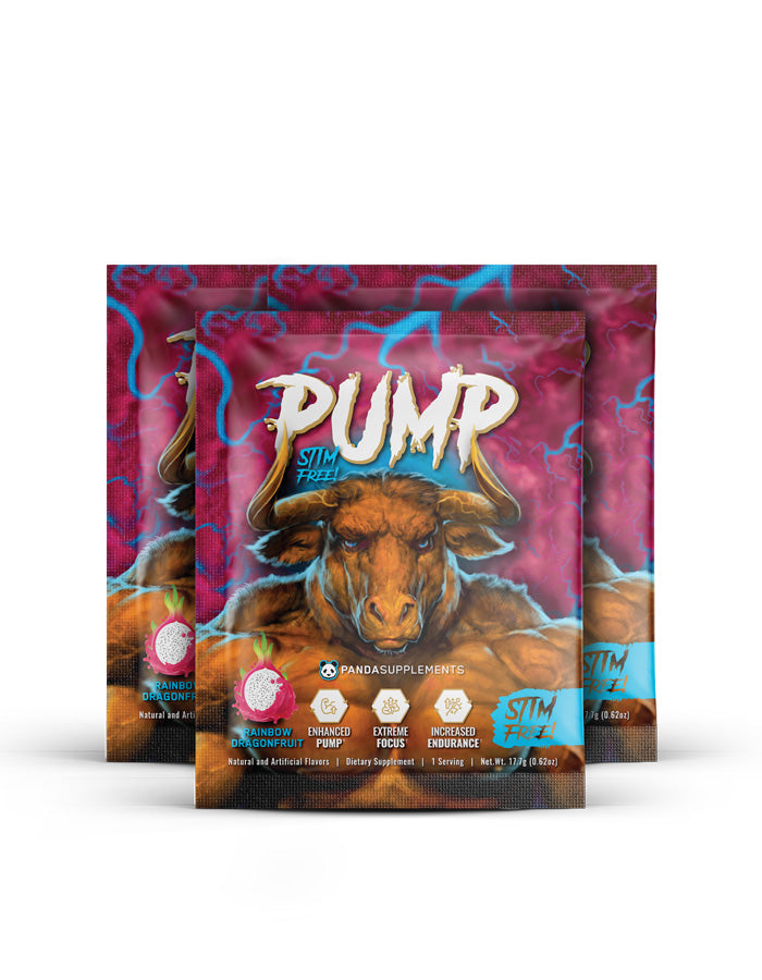 PUMP NON STIM PRE | SAMPLE PACK (Rainbow Dragonfruit) - 3 Sample