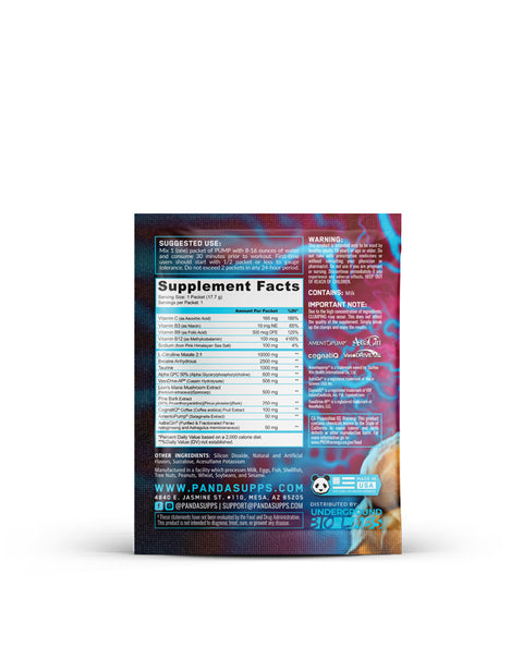 PUMP NON STIM PRE | SAMPLE PACK (Rainbow Dragonfruit) - 3 Sample Pack