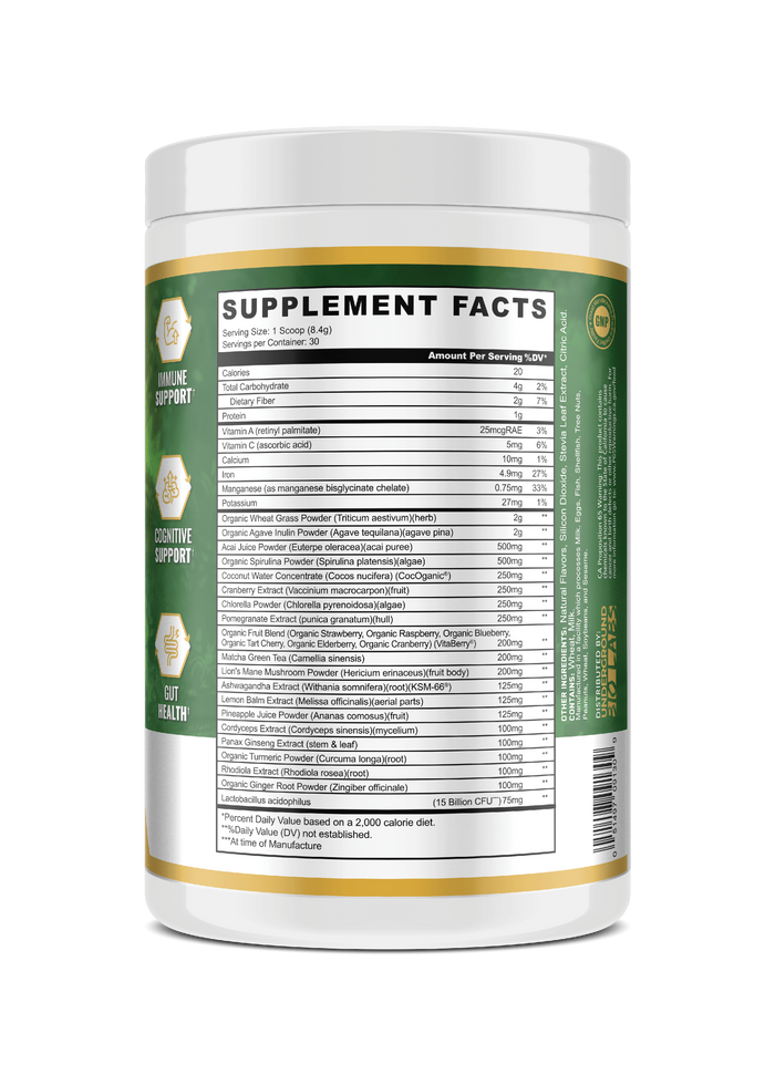 SUPERFOOD (Greens, Reds & Golds)