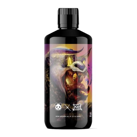 Panda Supps X Pump Sauce Collaboration Liquid Pre Workout - PANDA SAUCE (Grape Lemonade)