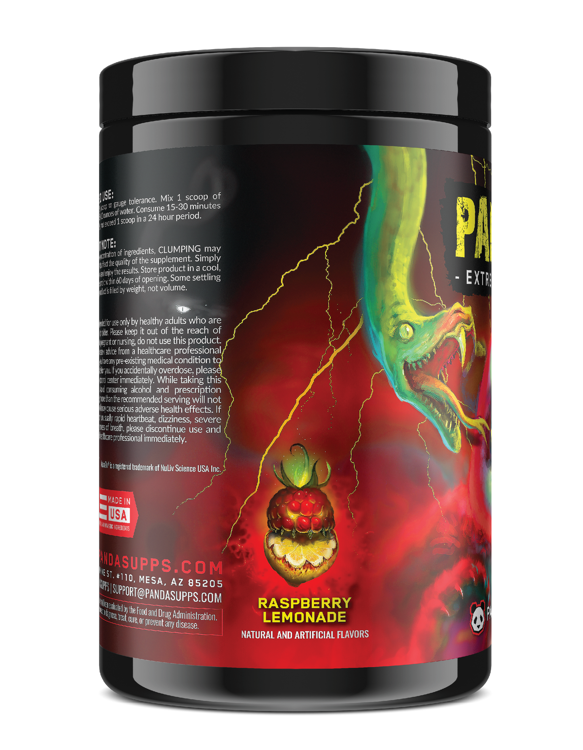 PANDAMIC EXTREME PRE-WORKOUT (Raspberry Lemonade) Athletes & Ambassador Link only!