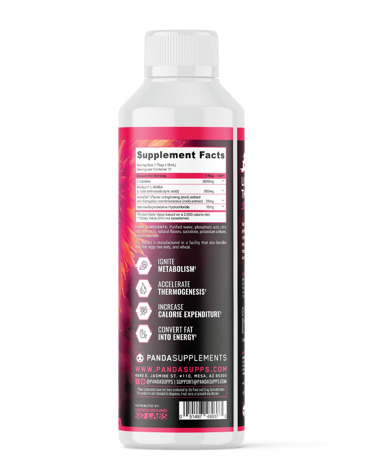 BURN Stim-Free Liquid Thermogenic