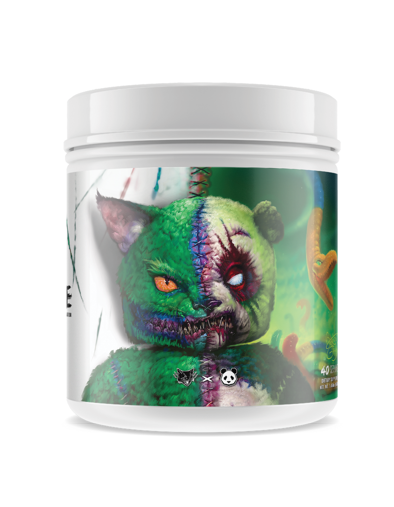 All New! PANDA vs Black Magic - SAVAGE Pre Workout (Sour Gummy Candy)