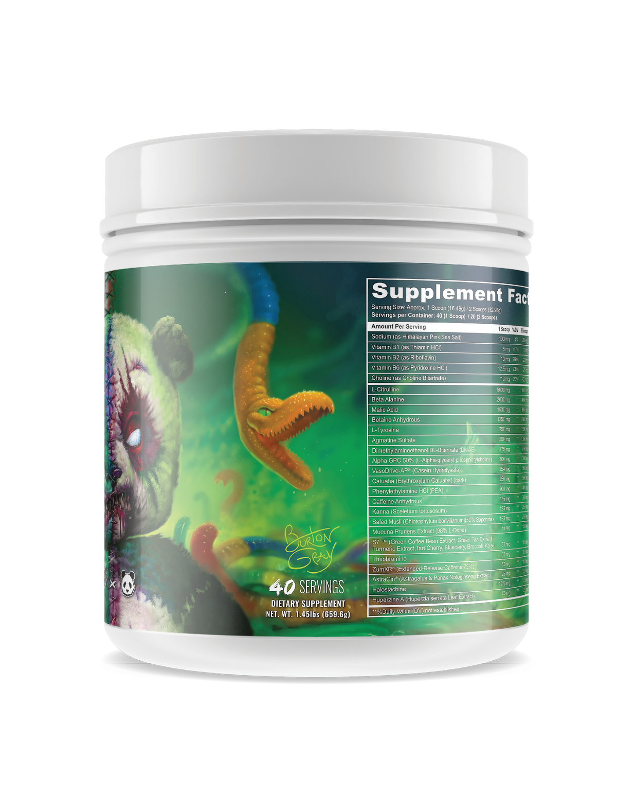 All New! PANDA vs Black Magic - SAVAGE Pre Workout (Sour Gummy Candy)