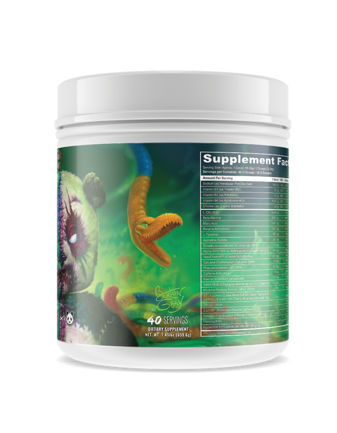 PANDA vs Black Magic - SAVAGE Pre Workout (Sour Gummy Candy)